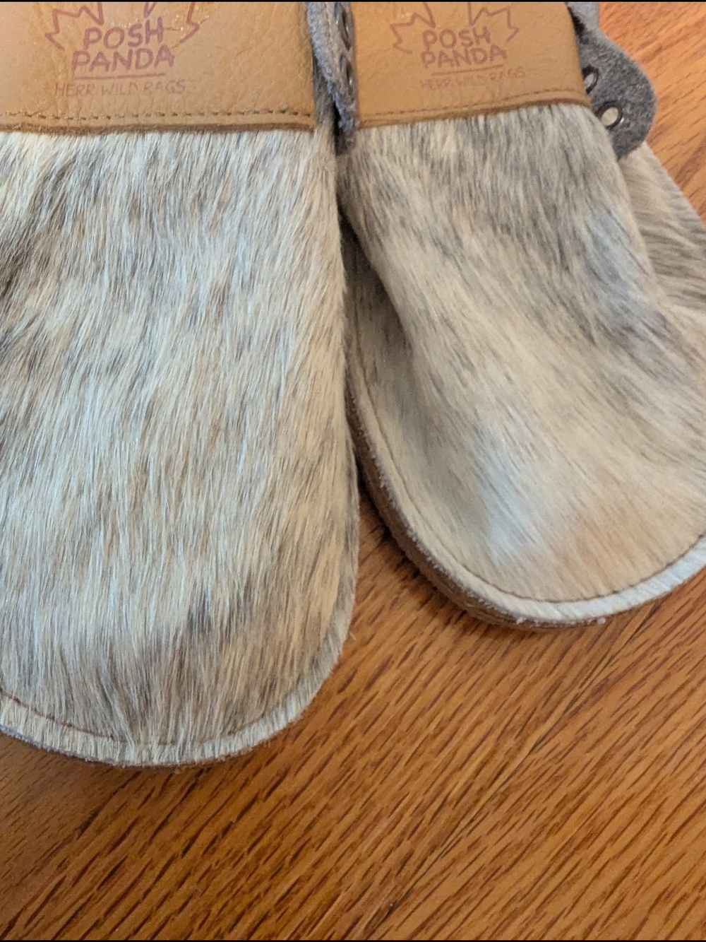 Posh Panda Hide Hair Mocs - Picture 4 of 5